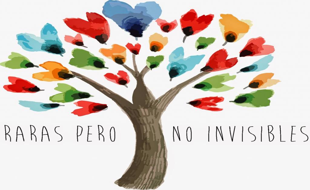 Enfermedades raras pero no invisibles - imagen de un árbol de colores