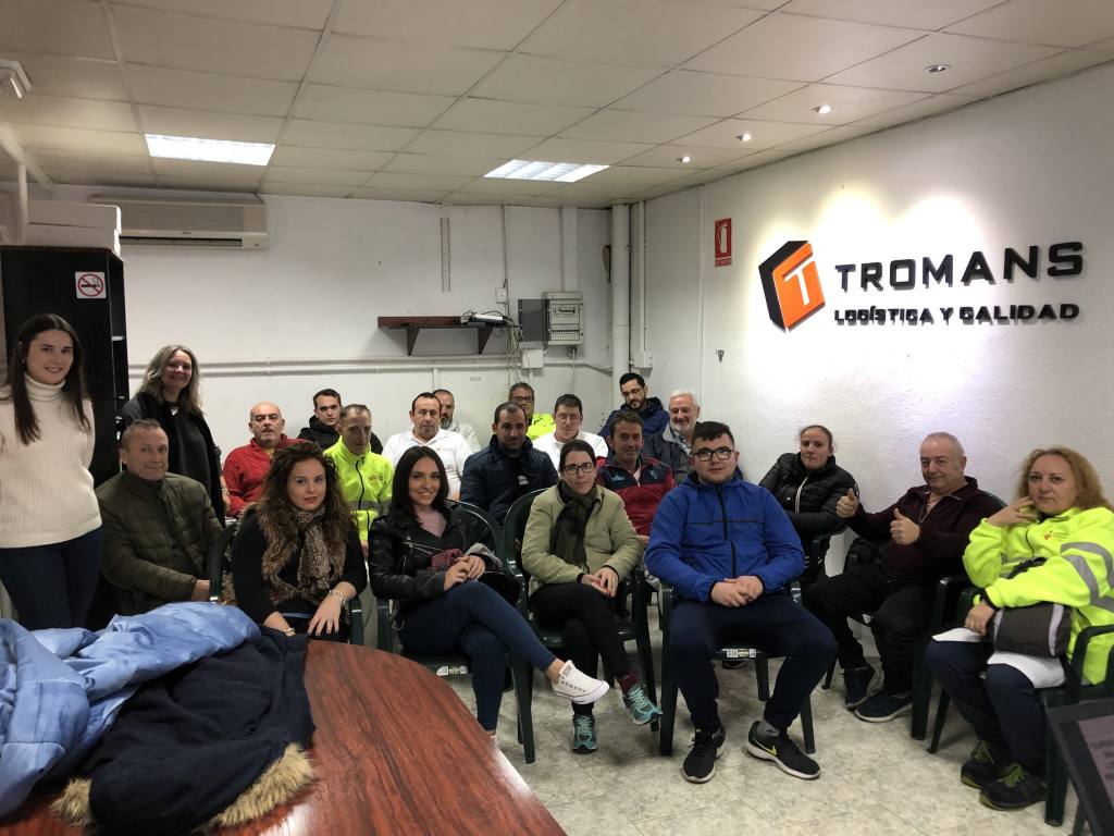 Alumnos en una formación de empresa